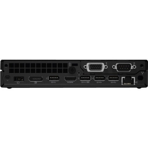 Lenovo ThinkCentre M90q 11CR006LUS Desktop Computer - Intel Core i5 10th Gen i5-10500T Hexa-core (6 Core) 3.10 GHz - 16 GB RAM DDR4 SDRAM - 256 GB M.2 PCI Express NVMe x4 SSD - Tiny - Black 11CR006LUS