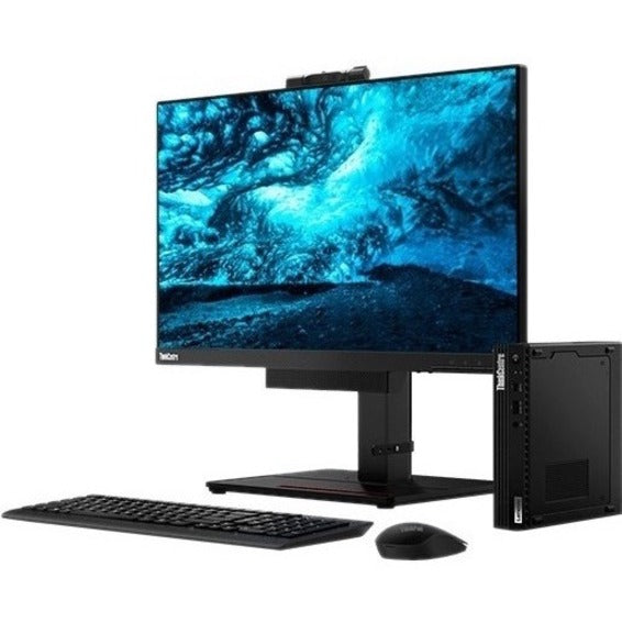 Lenovo ThinkCentre M90q 11CR006LUS Desktop Computer - Intel Core i5 10th Gen i5-10500T Hexa-core (6 Core) 3.10 GHz - 16 GB RAM DDR4 SDRAM - 256 GB M.2 PCI Express NVMe x4 SSD - Tiny - Black 11CR006LUS