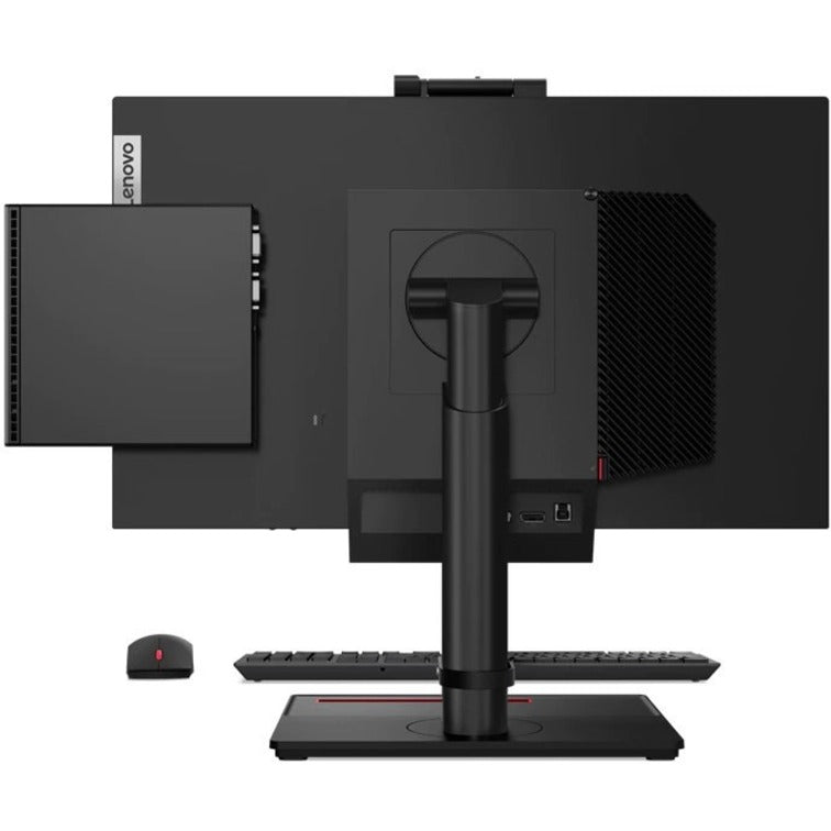 Lenovo ThinkCentre M80q 11DN004KUS Desktop Computer - Intel Core i7 10th Gen i7-10700T Octa-core (8 Core) 2 GHz - 16 GB RAM DDR4 SDRAM - 256 GB SSD - Tiny - Raven Black 11DN004KUS