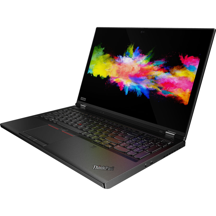 Lenovo ThinkPad P53 20QN0049US 15.6" Mobile Workstation - 1920 x 1080 - Intel Core i7 9th Gen i7-9750H Hexa-core (6 Core) 2.60 GHz - 16 GB Total RAM - 512 GB SSD - Midnight Black 20QN0049US