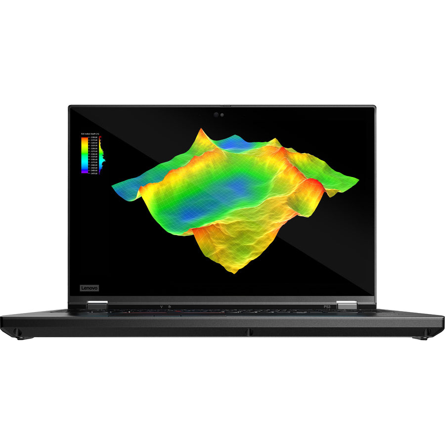 Lenovo ThinkPad P53 20QN0049US 15.6" Mobile Workstation - 1920 x 1080 - Intel Core i7 9th Gen i7-9750H Hexa-core (6 Core) 2.60 GHz - 16 GB Total RAM - 512 GB SSD - Midnight Black 20QN0049US