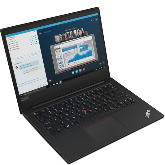 Lenovo ThinkPad E490 20N8001EUS 14" Notebook - 1366 x 768 - Intel Core i3 8th Gen i3-8145U Dual-core (2 Core) 2.10 GHz - 8 GB Total RAM - 128 GB SSD - Black 20N8001EUS