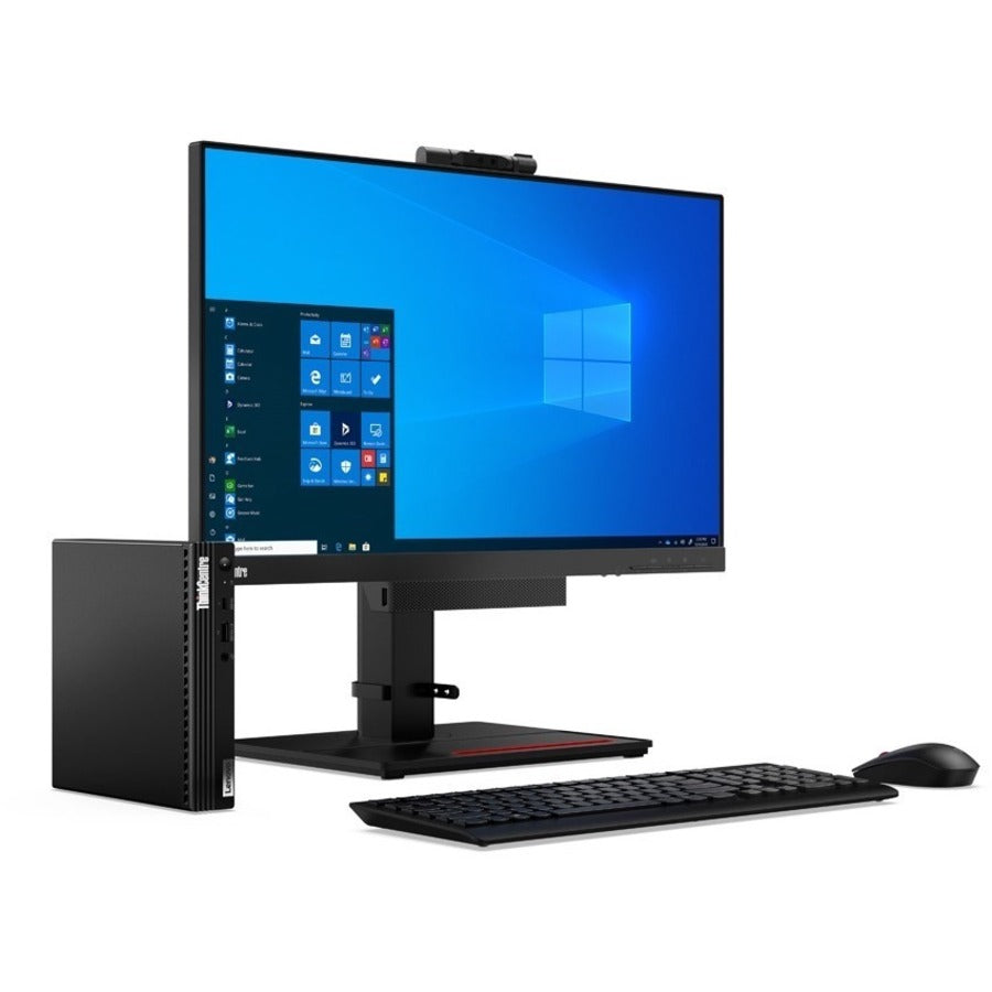 Lenovo ThinkCentre M75q Gen 2 11JN002AUS Desktop Computer - AMD Ryzen 7 PRO 5750GE Octa-core (8 Core) 3.20 GHz - 16 GB RAM DDR4 SDRAM - 512 GB M.2 PCI Express NVMe SSD - Tiny - Black 11JN002AUS