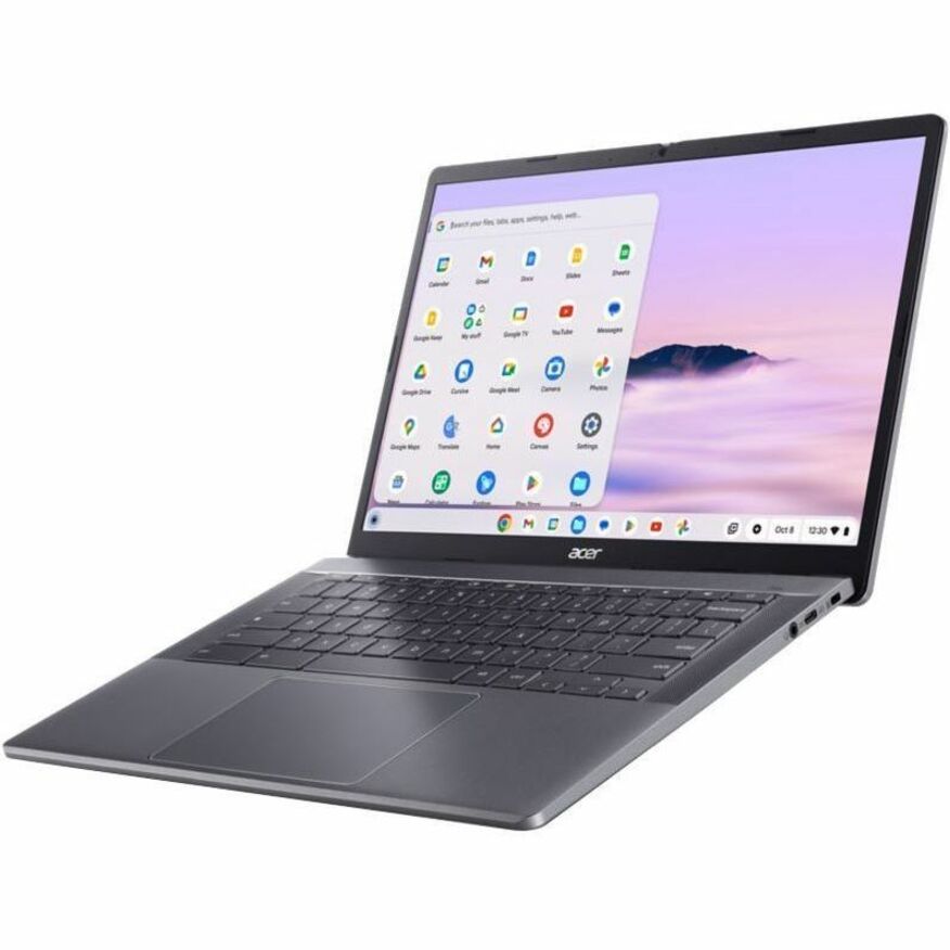 Acer Chromebook Plus 514 CBE574-1-R5LH 14" Chromebook - WUXGA - 1920 x 1200 - AMD Ryzen 3 7320C Quad-core (4 Core) 2.40 GHz - 8 GB Total RAM - 256 GB SSD - Iron NX.KREAA.002