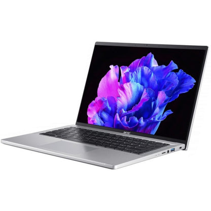 Acer Swift Go SFG14-71 SFG14-71-785V 14" Notebook - WQXGA+ - 2880 x 1800 - Intel Core i7 13th Gen i7-13700H Tetradeca-core (14 Core) 2.40 GHz - 16 GB Total RAM - 512 GB SSD - Silver NX.KF1AA.001