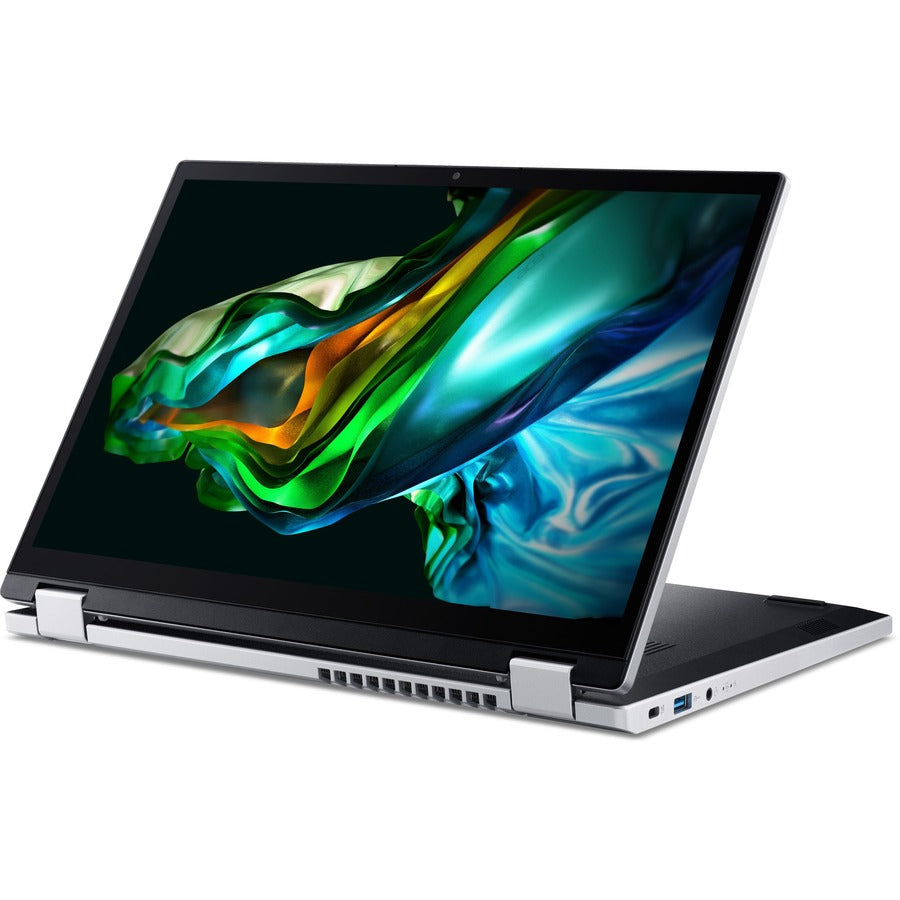 Acer A3SP14-31PT A3SP14-31PT-322D 14" Touchscreen 2 in 1 Notebook - WUXGA - 1920 x 1200 - Intel Core i3 i3-N305 Octa-core (8 Core) 1.80 GHz - 8 GB Total RAM - 256 GB SSD - Pure Silver NX.KN1AA.002