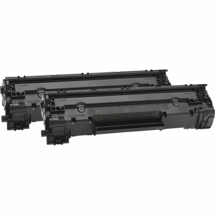 HP 78A Original Laser Toner Cartridge - Black - 2 Pack CE278AD