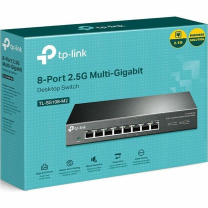 TP-Link 8-Port 2.5G Multi-Gigabit Desktop Switch TL-SG108S-M2