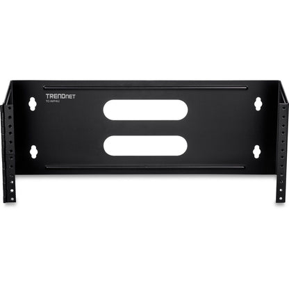 TRENDnet 4U 19-inch Hinged Wall Mount Bracket for Patch Panels and PDU Power Strips, TC-WP4U, Supports EIA-310, Steel Construction, Use with TRENDnet TC-P24C6 & TC-P16C6 Patch Panels (sold separately) TC-WP4U