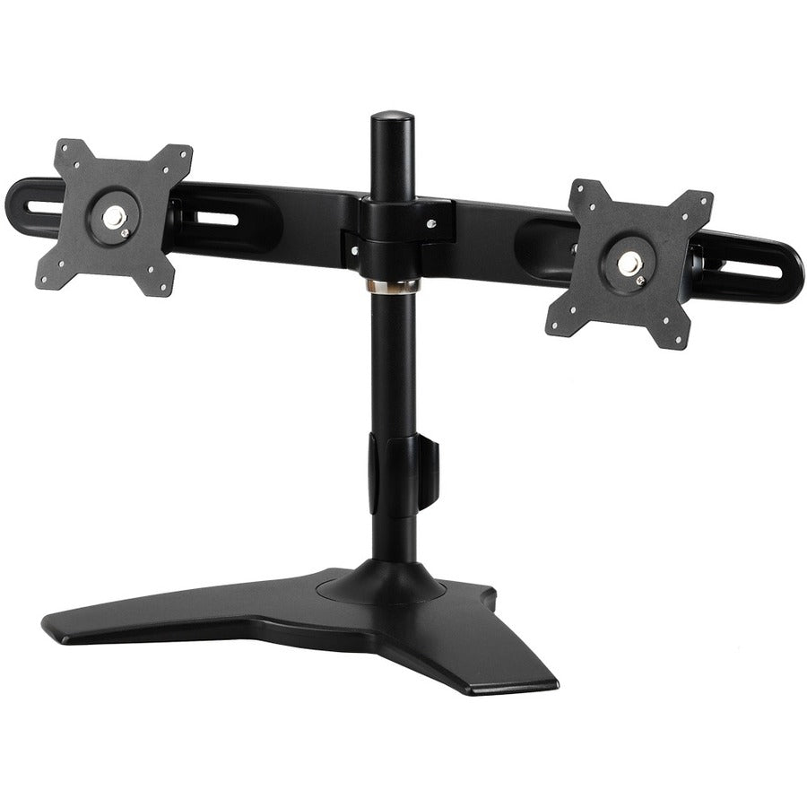 Amer Mounts Stand Based Dual Monitor Mount for two 15"-24" LCD/LED Flat Panel Screens AMR2S