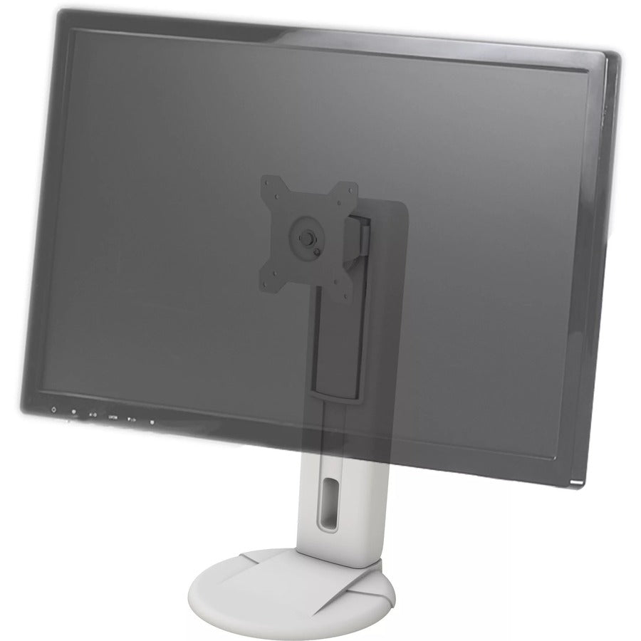 Amer Mounts Single Flat Panel Monitor Stand With VESA Mounting Support AMR1S-W