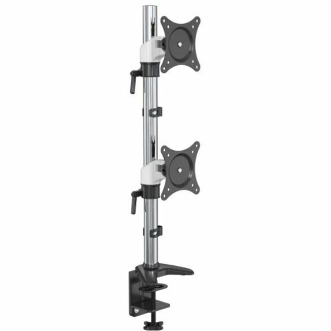 Amer Mounts Hydra HYDRA2V Desk Mount for Monitor, Curved Screen Display - White, Black, Chrome HYDRA2V