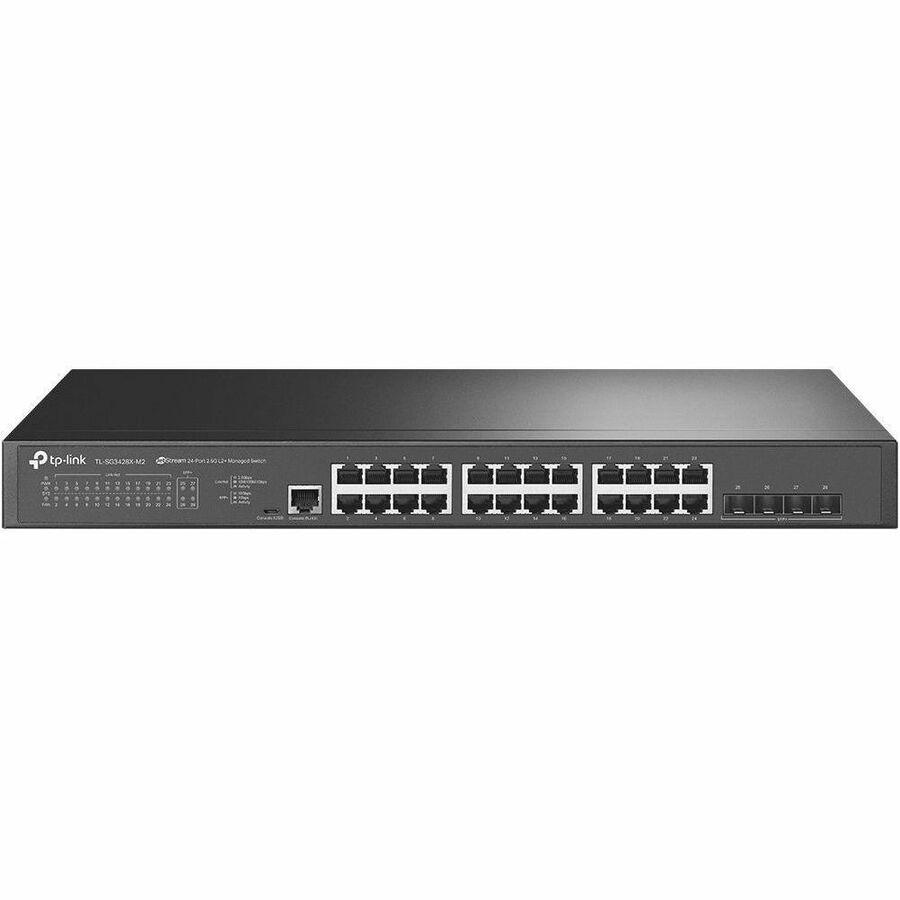 TP-Link JetStream 24-Port 2.5GBASE-T L2+ Managed Switch with 4 10GE SFP+ Slots TL-SG3428X-M2