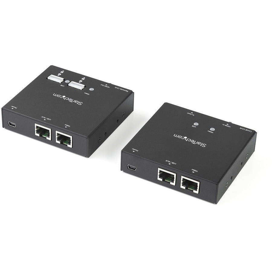 StarTech.com HDMI over CAT6 Extender with 4-port USB Hub - Remote HDMI over CAT5 or CAT6 - 165 ft (50m) - 1080p ST121USBHD