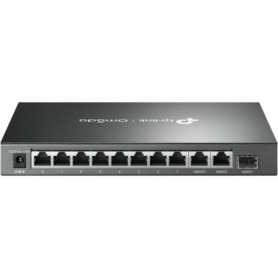 TP-Link Omada 8-Port 10/100Mbps + 3-Port Gigabit Desktop Switch with 8-Port PoE+ DS111P