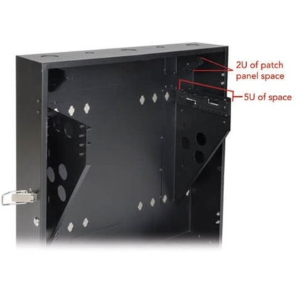 Tripp Lite by Eaton SmartRack 5U Low-Profile Vertical-Mount Switch-Depth Wall-Mount Rack Enclosure Cabinet SRWF5U