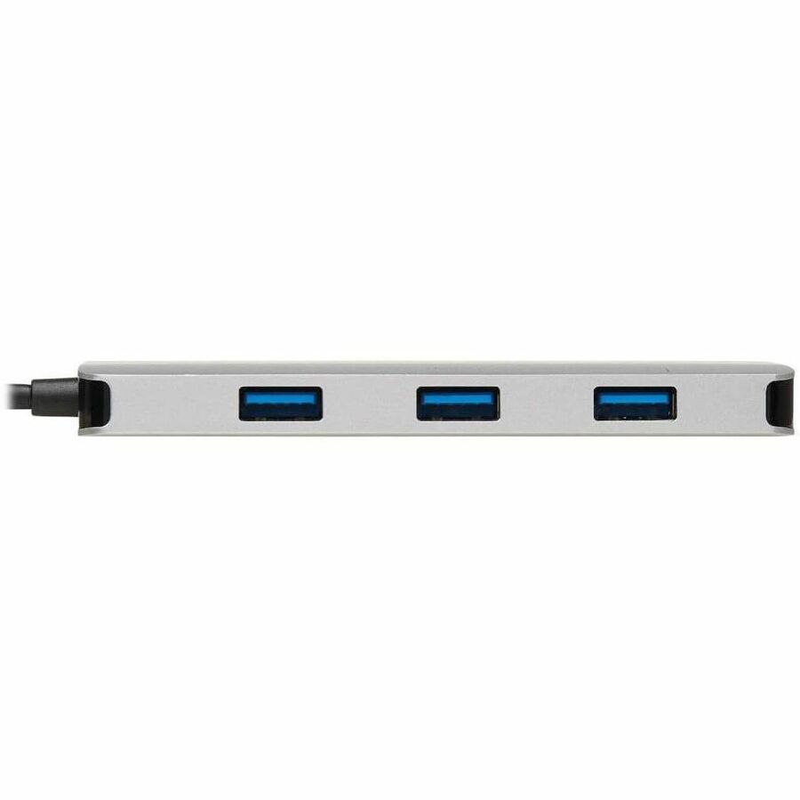 Tripp Lite by Eaton USB-C Dock, Dual Display - 4K 60 Hz HDMI, USB 3.x (5Gbps) Hub Ports, Memory Card, 100W PD Charging, Gray U442-DOCK8-GG