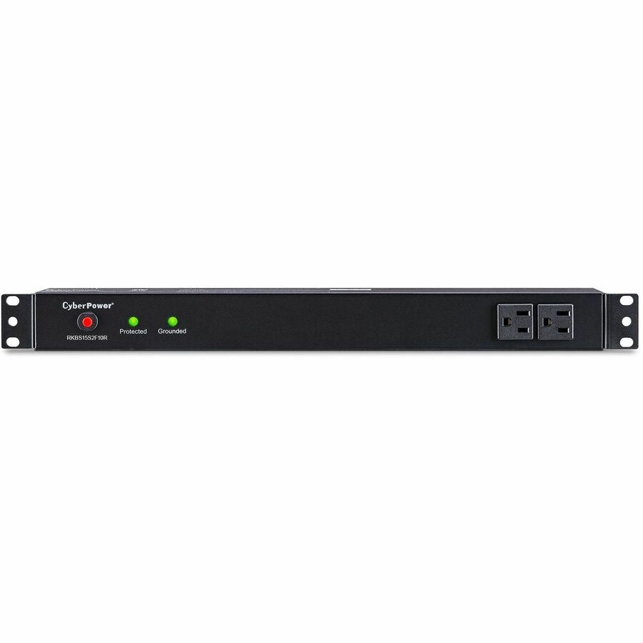 CyberPower Rackbar Surge Suppressor RM 1U RKBS15S2F10R 15A 12-Outlet RKBS15S2F10R