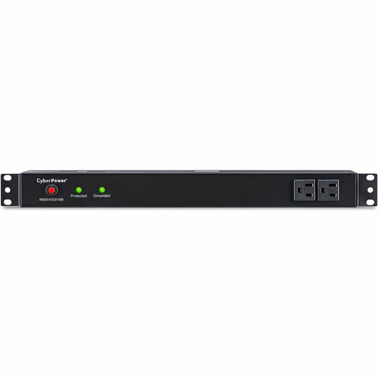 Parasurtenseur CyberPower pour rack RM 1U RKBS15S2F10R 15 A 12 prises RKBS15S2F10R