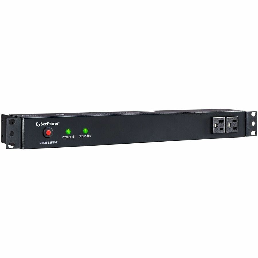 CyberPower Rackbar Surge Suppressor RM 1U RKBS15S2F10R 15A 12-Outlet RKBS15S2F10R