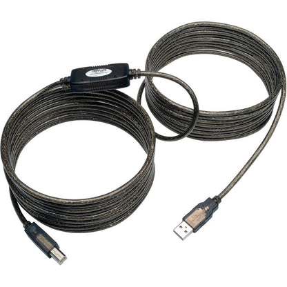 Tripp Lite by Eaton USB 2.0 A to B Active Repeater Cable (M/M), 25 ft. (7.62 m) U042-025