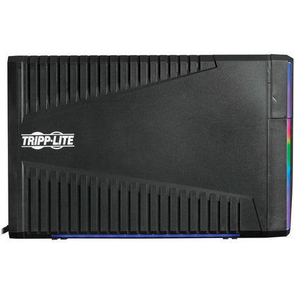 Tripp Lite by Eaton 1500VA 900W 120V Pure Sine Wave Gaming UPS Battery Backup - LCD, AVR, RGB LEDs, USB Charging, Power Saving SMART1500PSGLCD