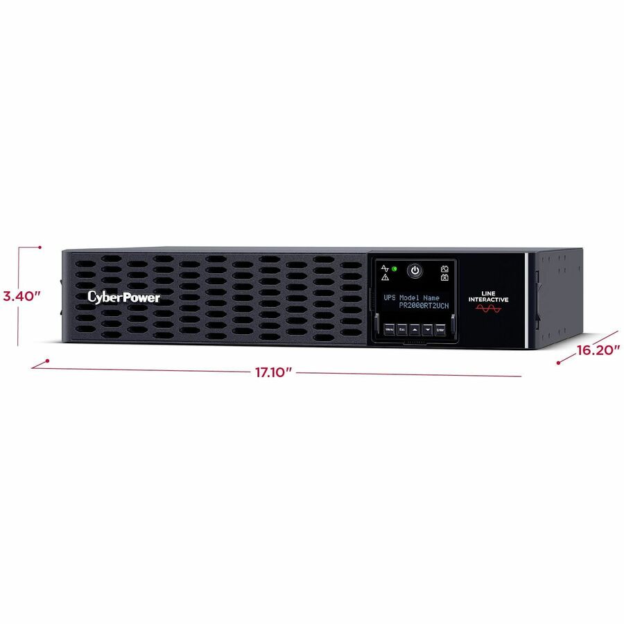 Onduleur CyberPower Smart App Sinewave PR2000RT2UCN 2000 VA pour rack/tour PR2000RT2UCN