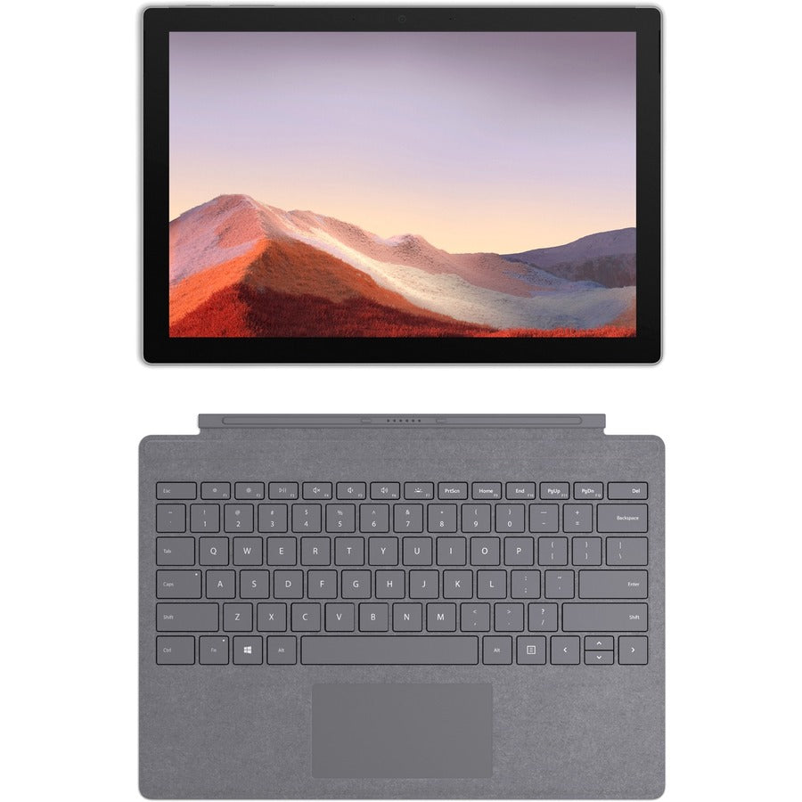 Microsoft Signature Type Cover Keyboard/Cover Case Microsoft Surface Pro (5th Gen), Surface Pro 3, Surface Pro 4, Surface Pro 6, Surface Pro 7 Tablet - Light Charcoal FFQ-00141