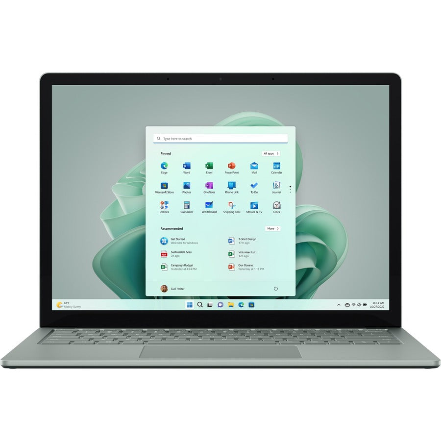 Microsoft Surface Laptop 5 13.5" Touchscreen Notebook - Intel Core i7 12th Gen i7-1265U - Intel Evo Platform - 16 GB - 512 GB SSD - Sage RBH-00051