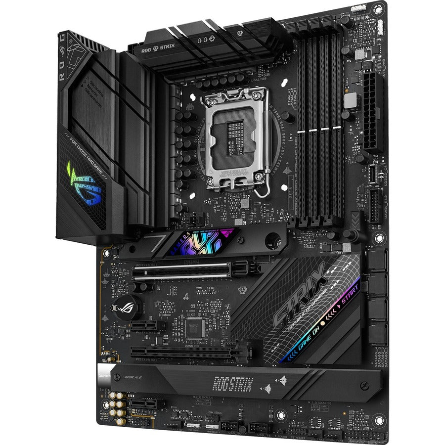 Asus ROG Strix B760-F GAMING WIFI Gaming Desktop Motherboard - Intel B760 Chipset - Socket LGA-1700 - ATX ROGSTRIXB760-FGAMINGWIFI