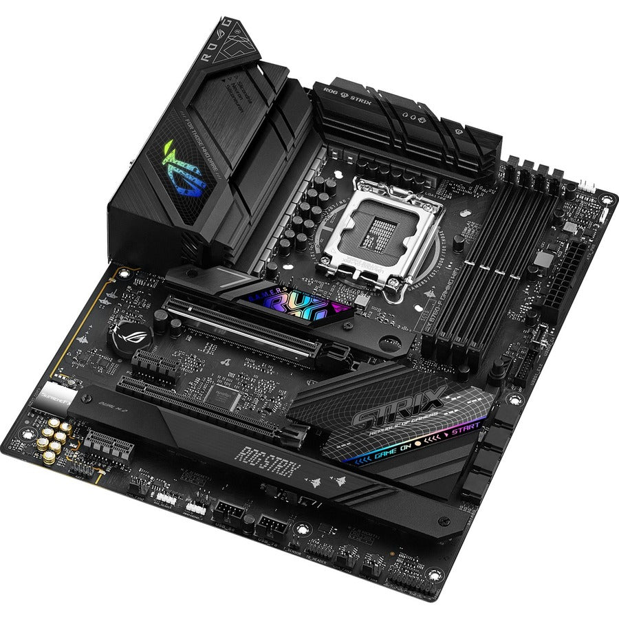 Asus ROG Strix B760-F GAMING WIFI Gaming Desktop Motherboard - Intel B760 Chipset - Socket LGA-1700 - ATX ROGSTRIXB760-FGAMINGWIFI