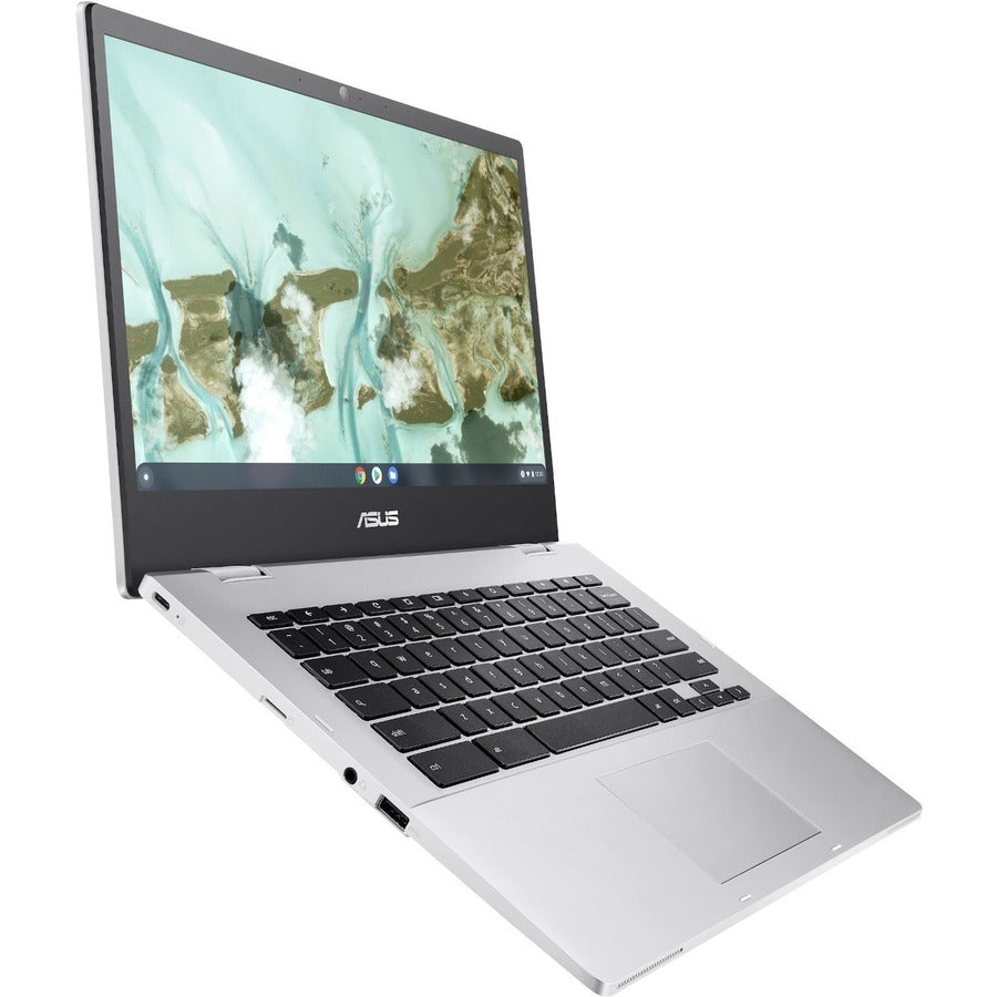 Asus Chromebook CX1 CX1400 CX1400CKA-DB84F 14" Chromebook - Full HD - Intel Celeron N4500 - 8 GB - 64 GB Flash Memory - Transparent Silver CX1400CKA-DB84F