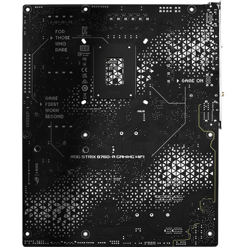 Asus ROG Strix STRIX B760-A GAMING WIFI Gaming Desktop Motherboard - Intel B760 Chipset - Socket LGA-1700 - ATX ROG STRIX B760-A GAMING WIFI