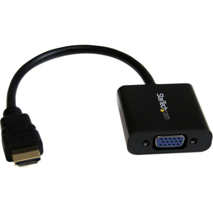 StarTech.com HDMI to VGA Adapter - 1080p - 1920 x 1080 - Black - HDMI Converter - VGA to HDMI Monitor Adapter HD2VGAE2