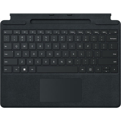 Microsoft Signature Keyboard/Cover Case for 13" Microsoft Surface Pro 7+, Surface Pro, Surface Pro 4, Surface Pro 3, Surface Pro 6, Surface Pro 7, Surface Pro 8, Surface Pro X Tablet - Black 8XG-00002