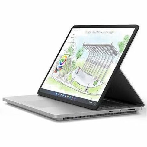 Microsoft Surface Laptop Studio 2 14.4" Touchscreen Convertible (Floating Slider) 2 in 1 Notebook - Intel Core i7 - Intel Evo Platform - 32 GB - 1 TB SSD - English, French Keyboard - Platinum Z1J-00002