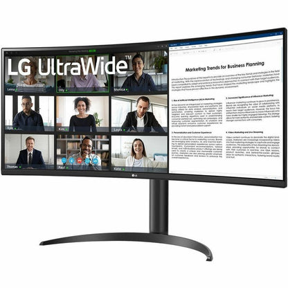 LG Ultrawide 34WR55QC-B 34" Class UW-QHD Curved Screen LCD Monitor - 21:9 34WR55QC-B