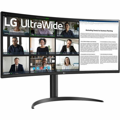 LG Ultrawide 34WR55QC-B 34" Class UW-QHD Curved Screen LCD Monitor - 21:9 34WR55QC-B