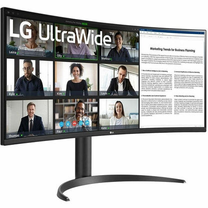 LG Ultrawide 34WR55QC-B 34" Class UW-QHD Curved Screen LCD Monitor - 21:9 34WR55QC-B