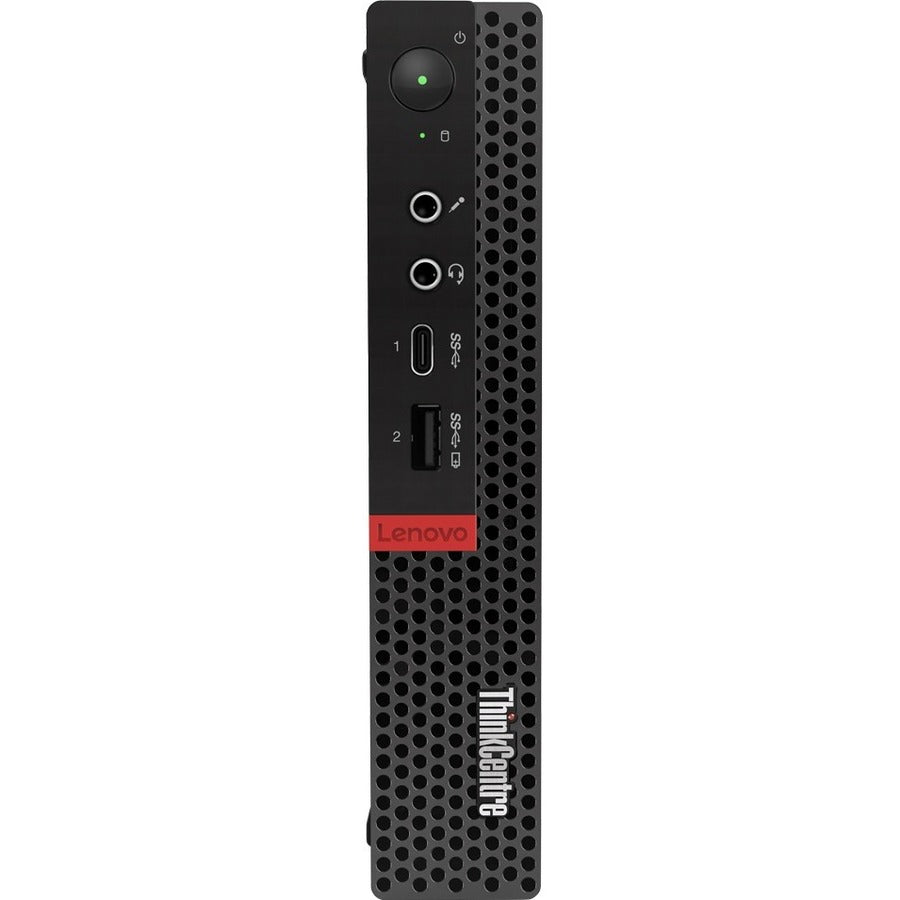 Lenovo ThinkCentre M75q-1 11A40030US Desktop Computer - AMD Ryzen 3 PRO 3200GE 3.30 GHz - 4 GB RAM DDR4 SDRAM - 500 GB HDD - Tiny - Black 11A40030US