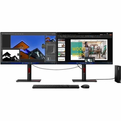 Lenovo ThinkCentre M80q Gen 4 12E90003CA Desktop Computer - Intel Core i7 13th Gen i7-13700T - vPro Technology - 16 GB - 512 GB SSD - Tiny - Black 12E90003CA