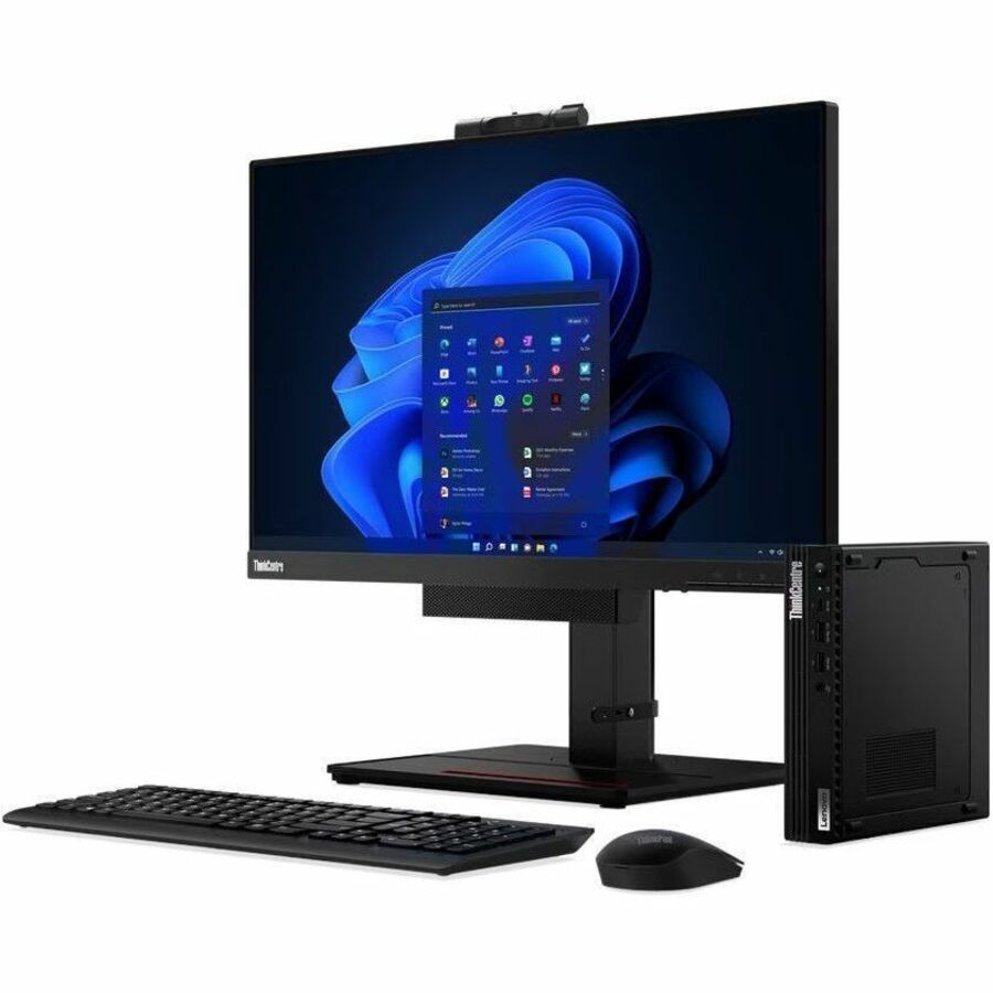 Lenovo ThinkCentre M80q Gen 4 12E90003CA Desktop Computer - Intel Core i7 13th Gen i7-13700T - vPro Technology - 16 GB - 512 GB SSD - Tiny - Black 12E90003CA