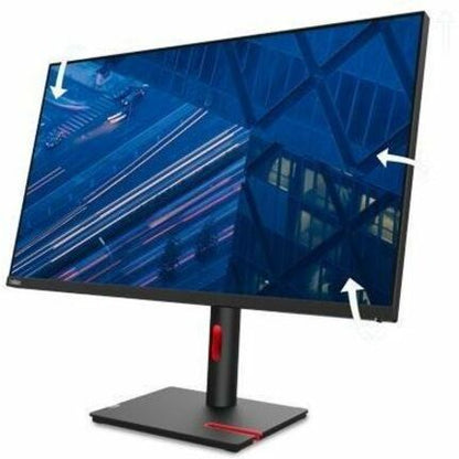 Moniteur LED WQHD Lenovo ThinkVision T32h-30 32" avec webcam - 16:9 - Noir corbeau 63D3ZAR1US