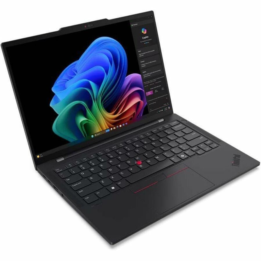 Lenovo ThinkPad T14s Gen 6 21N10000US 14" Notebook - WUXGA - Qualcomm Snapdragon X Elite X1E-78-100 - 32 GB - 1 TB SSD - English Keyboard - Black 21N10000US