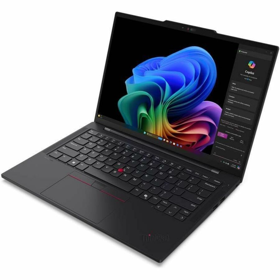 Lenovo ThinkPad T14s Gen 6 21N10000US 14" Notebook - WUXGA - Qualcomm Snapdragon X Elite X1E-78-100 - 32 GB - 1 TB SSD - English Keyboard - Black 21N10000US