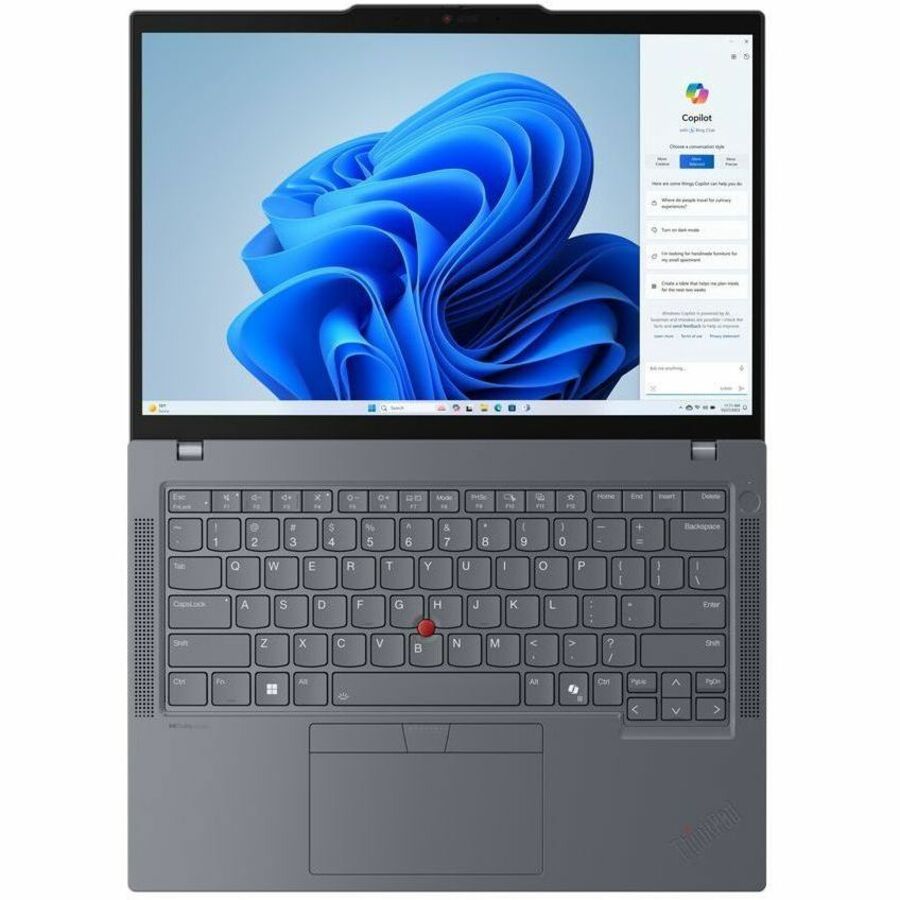 Lenovo ThinkPad T14 Gen 5 21ML0089US 14" Notebook - WUXGA - Intel Core Ultra 7 155U - 16 GB - 512 GB SSD - English Keyboard - Gray 21ML0089US