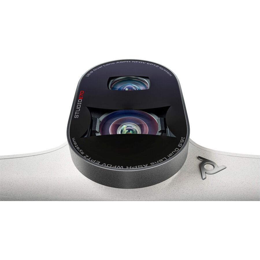 Poly Studio E70 Video Conferencing Camera - 20 Megapixel - White - USB Type C - TAA Compliant 886C8AA#ABA