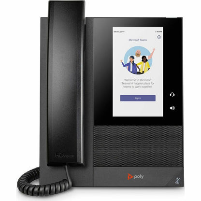 Poly CCX 400 IP Phone - Corded - Corded - Desktop, Wall Mountable - Black - TAA Compliant 848Z9AA#ABA