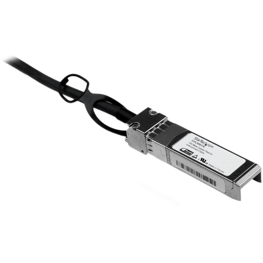 StarTech.com 1m 10G SFP+ to SFP+ Direct Attach Cable for Cisco SFP-H10GB-CU1M - 10GbE SFP+ Copper DAC 10Gbps Passive Twinax SFPCMM1M