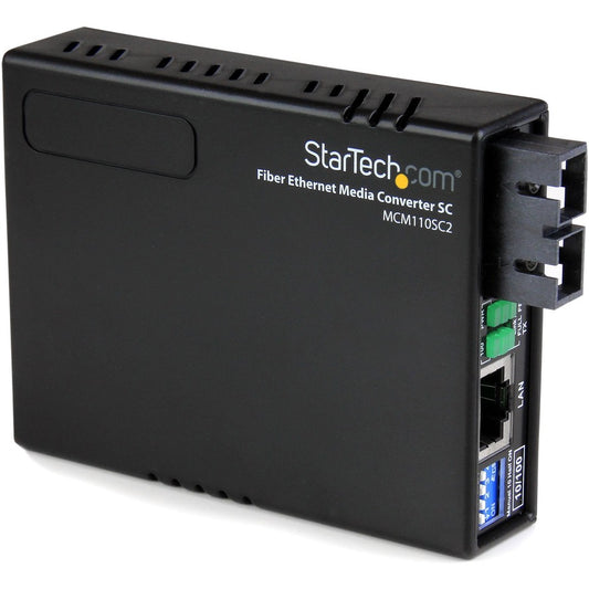 StarTech.com 10/100 Fiber to Ethernet Media Converter Multi Mode SC 2 km MCM110SC2